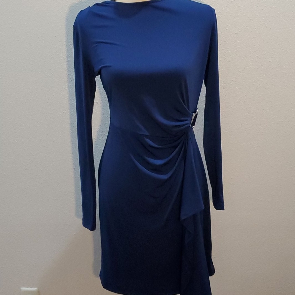 Michael Kors blue bandage dress